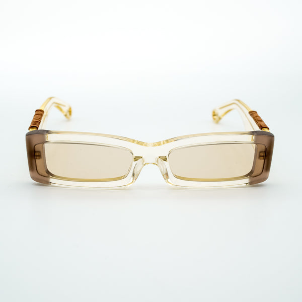 Jacquemus - Les Lunettes 97 - yellow light brown - giallo trasparente –  Ottica Visiva